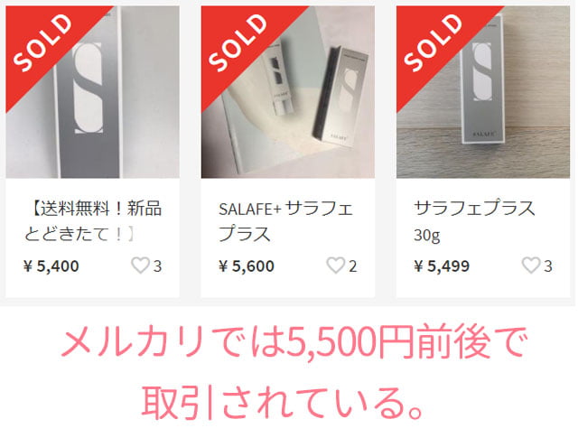 メルカリの販売価格